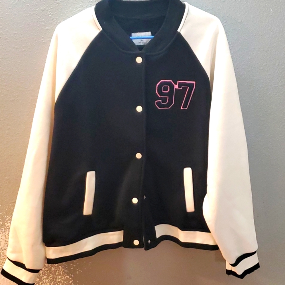 Plus Size Bomber Jacket Letterman Rue21 American Classic 3x
